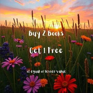 Buy 2 Books, Get 1 Free of equal or lesser value